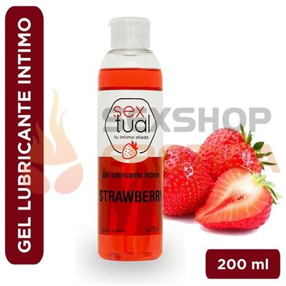 Gel estimulante sabor frutilla 200ml